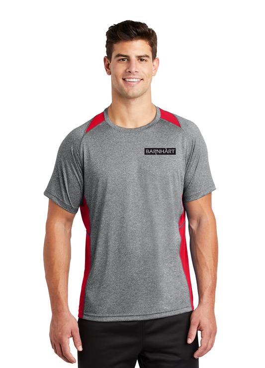 Sport-Tek Short/Long Sleeve Color Block T-Shirt