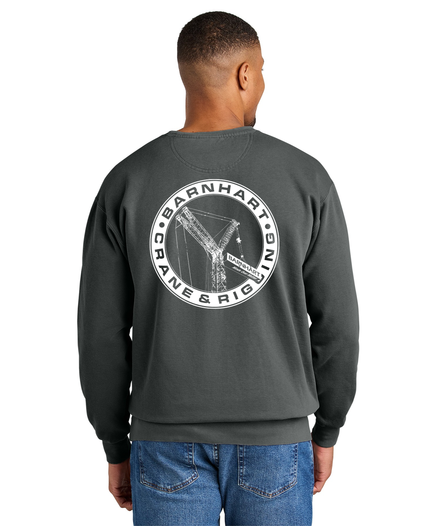 Customizable Comfort Colors Crew Neck Sweatshirt