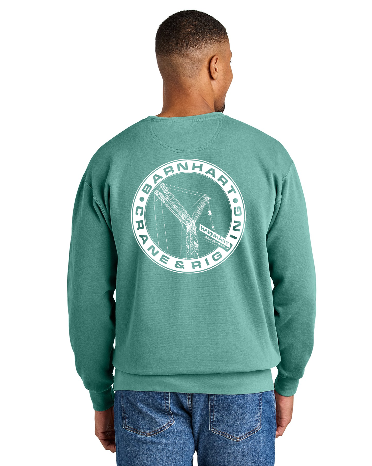 Customizable Comfort Colors Crew Neck Sweatshirt