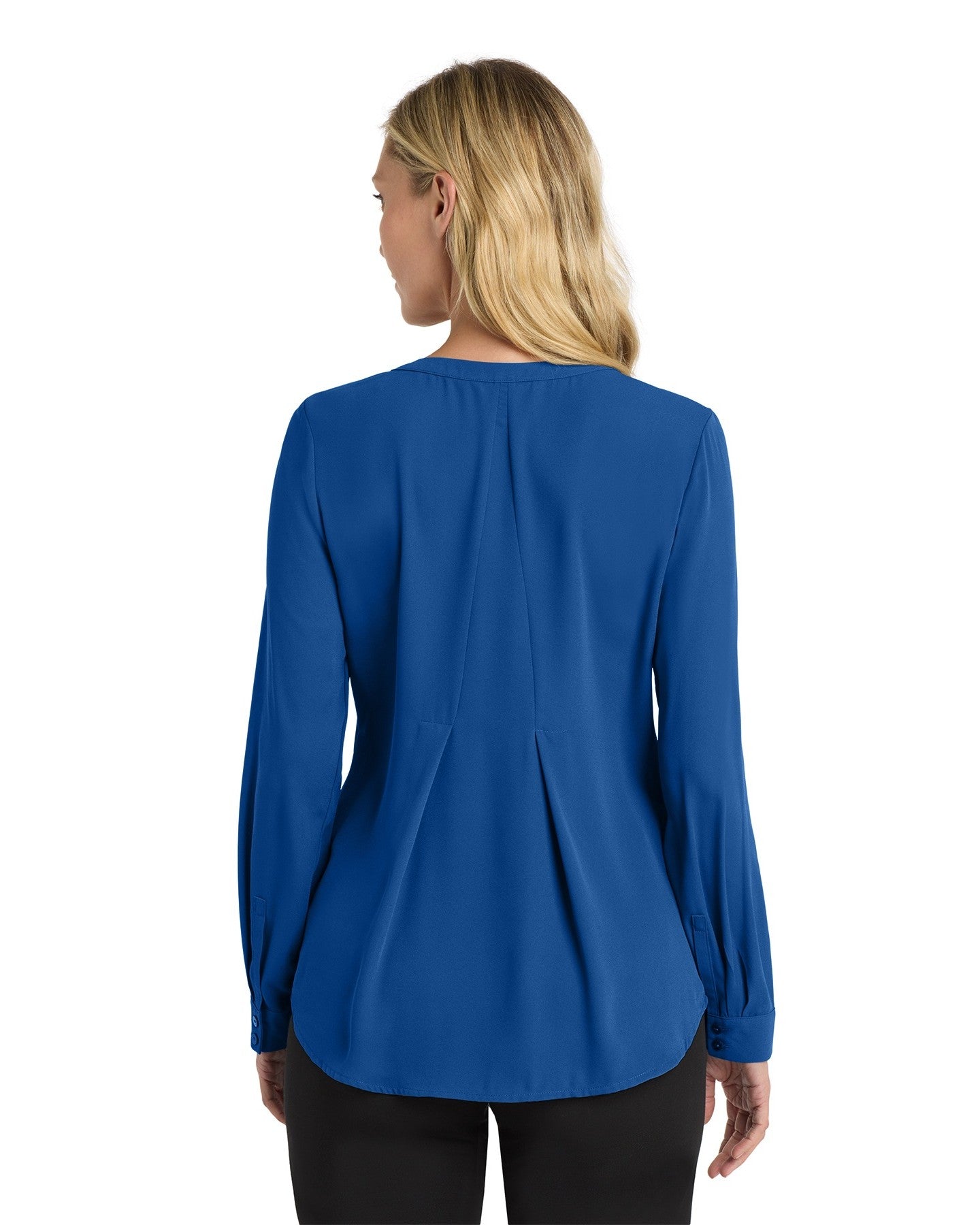 Port Authority Women's Long Sleeve Button-Front Blouse