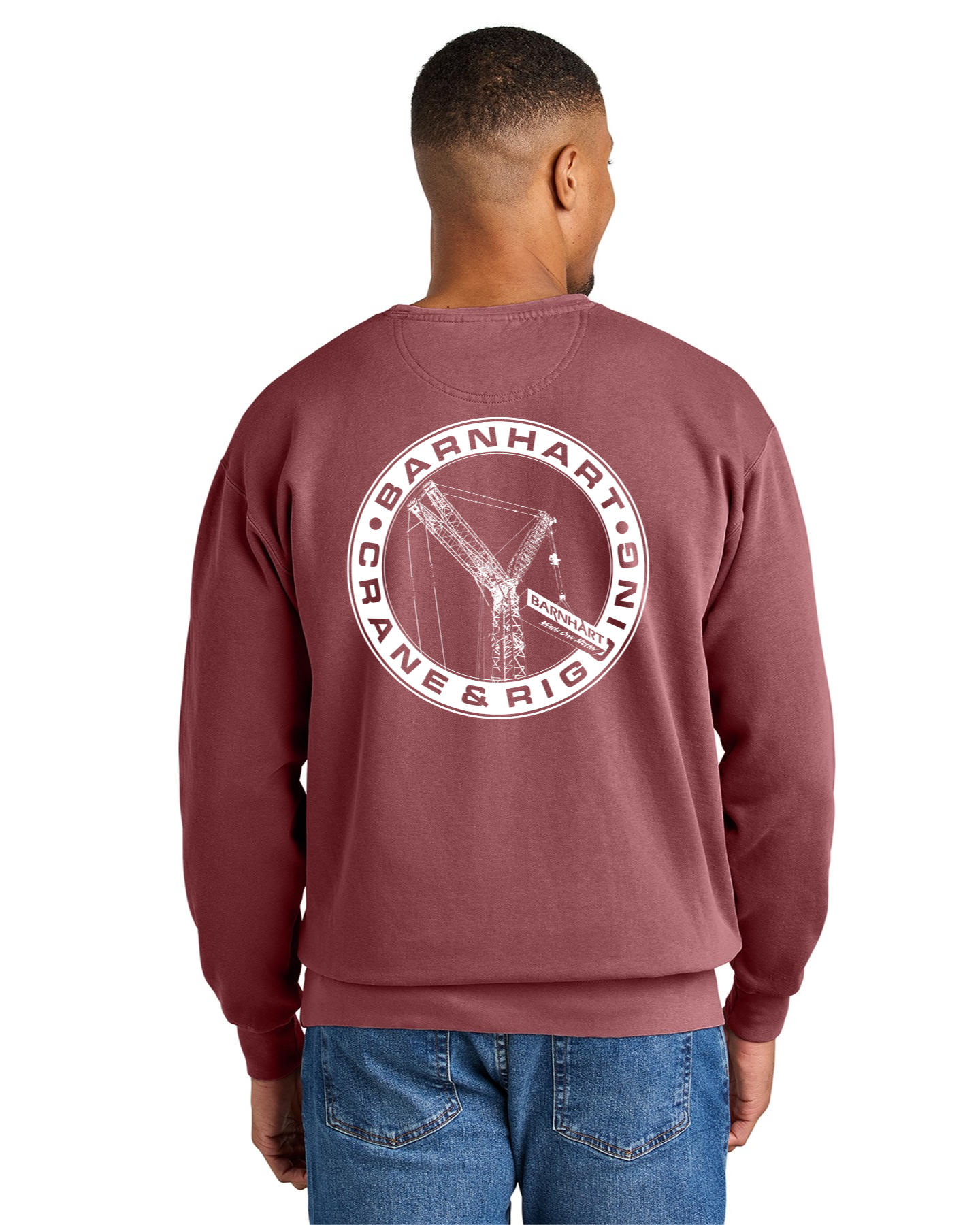 Customizable Comfort Colors Crew Neck Sweatshirt