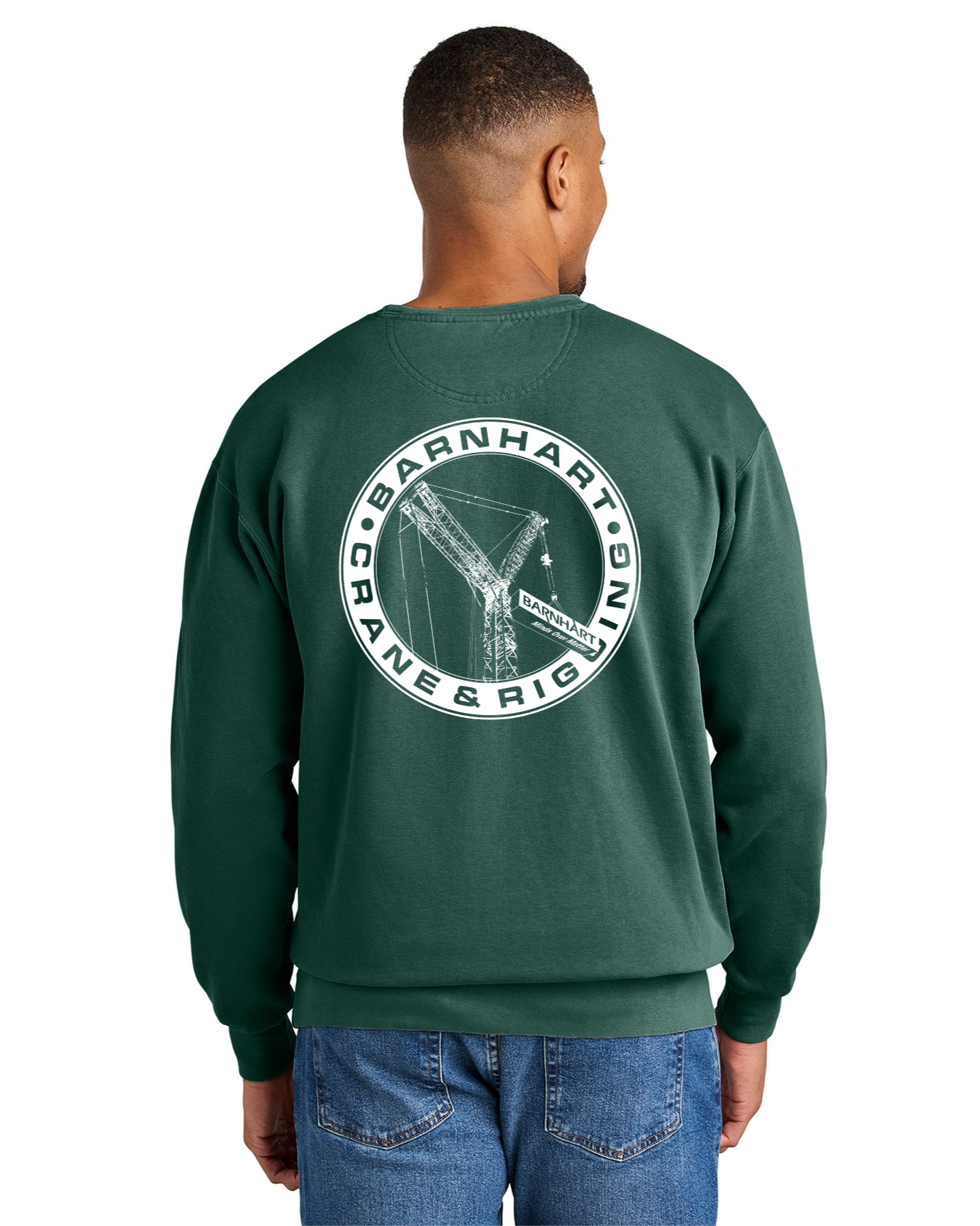Customizable Comfort Colors Crew Neck Sweatshirt